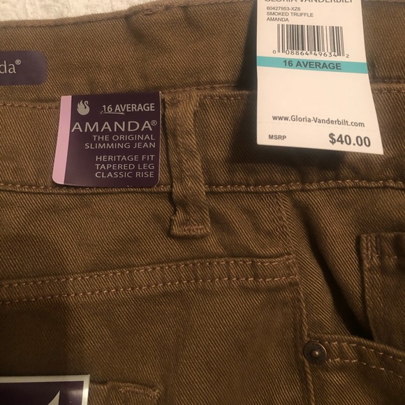 COPY - Gloria Vanderbilt Amanda Jeans - Picture 2 of 3